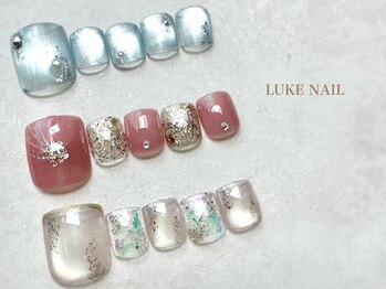 ルークネイル(LUKE NAIL)/ゴージャス夏フットネイル　マグ