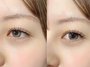 アールココ(R-coco)の写真/【モチ◎LEDマツエク】専用グルーでまつ毛との密着度を高め、持続力UP★美フォルムを長期間キープ♪