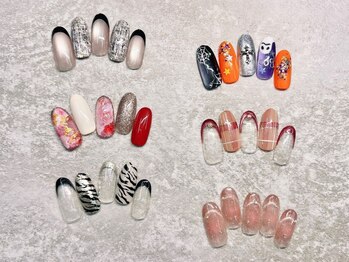 ノディット バイ ベース(NODiT by BACE.)の写真/定額デザイン毎月更新だから続けやすい◎トレンドデザイン豊富なネイルで彩る♪