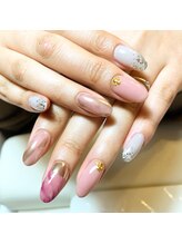 アンベリール ネイルサロンアンドスクール(embellir)/春のミラーネイル