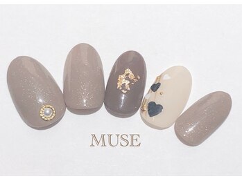 ミューズ MUSE 四街道大日店/ブラウン/ハート/ベージュ