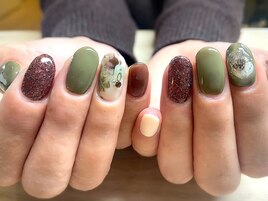 ちぐはぐ くすみカラー 大人
