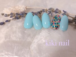 カラフルホログラムネイル