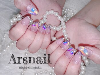 アルスネイル(Ars nail)/ピンクオーロラグラデーション