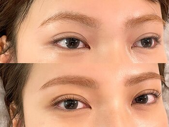 アンバイアオ 本町(UN by ao.)/美眉スタイリング+まつぱ