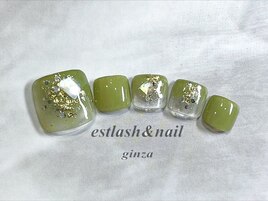 フットピスタチオシェルネイル