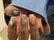 ネイビーネイル