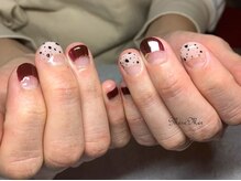 メールメール 和光市本店(MereMer)/ダルメシアン柄ネイル