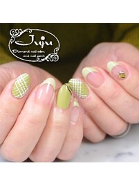 バレンタイン　紗々ネイル