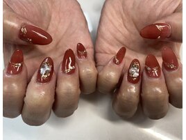 秋ネイル2023【ニュアンス】