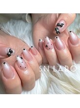スマイル ネイル ラボラトリー(Smile nail laboratory)/#リボンネイル