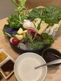 トリニティー(TRINITY) 最近行ったお店のバーニャカウダが美味でした!野菜の種類も◎!