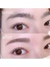 眉毛WAX+ハリウッドブロウリフト+パリジェンヌラッシュリフト+眉メイク¥11500