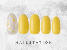 ネイルステーション ルミネ町田店(NAIL STATION)/フラワーネイル／パラジェル
