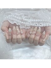 マリンネイル 麻布十番(Marin nail)/ベージュシンプルネイル