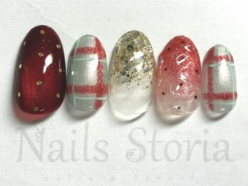 ネイルズ ストーリア(Nails Storia Salon&School)/9800円/定額アートセットC