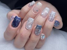リリーネイル(lily nail)/ブルーデザイン