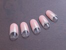 【逆フレンチネイル】