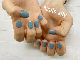 ワンカラー×グレー