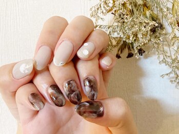 エスネイル(Snail)/カフェオレネイル