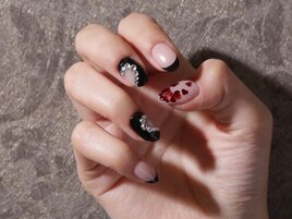 ハートnail/バレンタイン