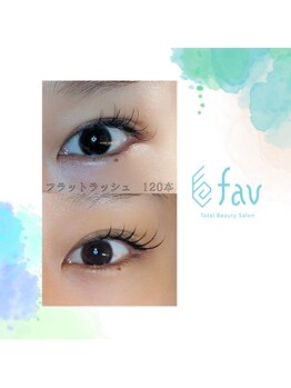 ファボ(fav)/フラットラッシュ120本