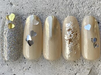 フリークネイル(FREAK Nail)/フラッシュハートホロ ¥10000