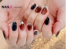 ネイリックス アヴェニール(NAILX avenir)/ダークブラウンニュアンス