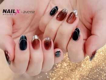 ネイリックス アヴェニール(NAILX avenir)/ダークブラウンニュアンス
