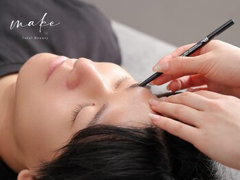 メイク 福島 野田店(make)の写真/【大人気☆心斎橋メンズ眉毛サロン】男性ならではの骨格に沿った黄金比診断い、お客様に合った眉毛をご提案