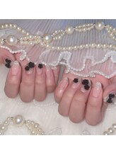 アイカ(Aika)/薔薇フラッシュネイル