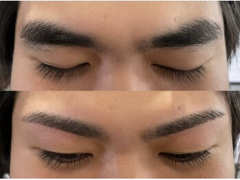 ミロ バイ キング 枚方2号店(Milo by king)/アイブロウbefore→after