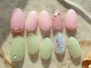 プラスネイル 池袋西口店(PLUS NAIL)の写真/OLさんに人気のネイルや今人気のデザイン等、毎月30種類以上のデザインをリリースしています【池袋西口店】