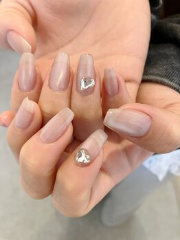 シンプルマグネットネイル