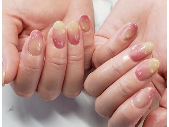 ネイルサロンブラン(nail salon BLANC)/人気の桃ネイル