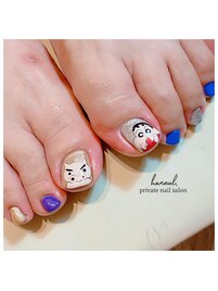 クレしん/推しネイル【フット】