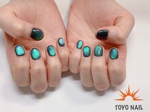 トヨネイル(TOYO NAIL)/ブルーグリーンマグネット☆