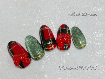 ネイルアート ジマー/90minart コース¥9960