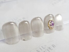 Sワンポイント押し花5480円～