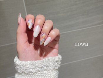 ノワ(nowa)/ニュアンス フラワーネイル