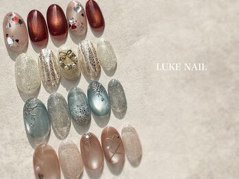 ルークネイル(LUKE NAIL)の写真/キラキラ感が可愛い人気のフラッシュネイルやマグネットご用意◎お出かけ・イベントに合わせた指先へ☆