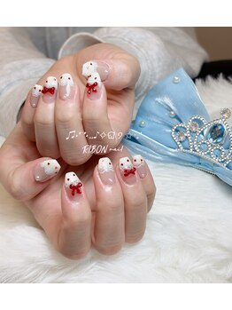 リボン 高田馬場(RIBON)/自爪アートやり放題*付け放題