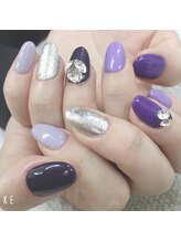 エムズネイル(M's Nail.)/濃淡パープル
