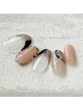 ネイルサロン クイル(QUILL)/３月フレンチ（１）