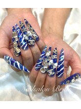 エスフィーネイルサロン ブリーユ(Esfy nailsalon Brille)/ゼブラネイル