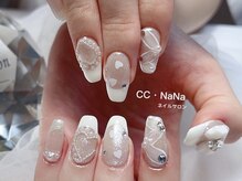 シーシーナナ ネイルサロン(CC NaNa Nail Salon)/上品ネイル★プラチナやり放題
