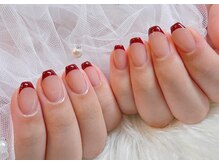 レア(le`a)/ボルドーフレンチネイル♪