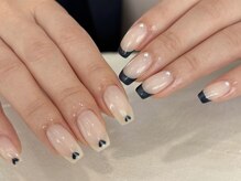 ネオリーブシェリエ 浅草店(Neolive cherie)/ネイビーフレンチハート