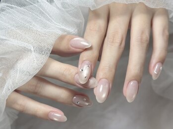 ネイル 本町(nail Twee salon)の写真/【シンプルだけどお洒落に可愛く♪】お仕事柄派手なネイルが出来ない方にも◎経験豊富なスタッフ多数在籍♪
