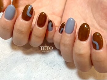 テト ネイルアンドアート 岐阜茜部(TETO)の写真/初めての方に☆豊富なアート・パーツ・カラーであなたの理想の指先に♪シンプル～個性派まで豊富にご用意！